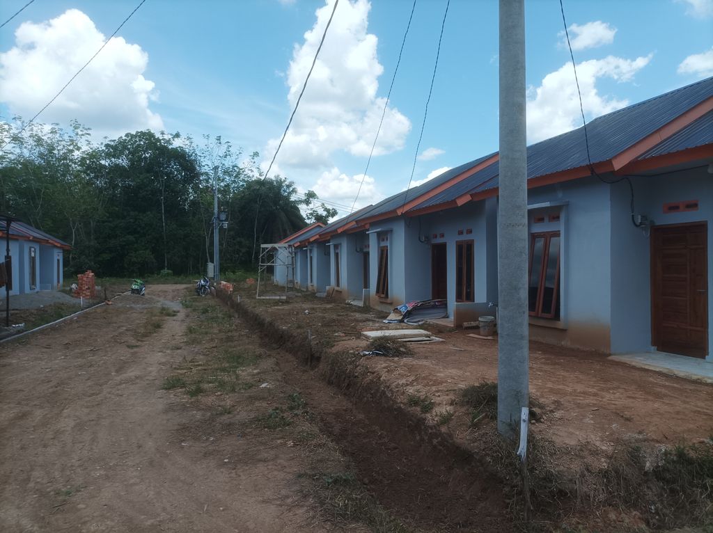 foto posisi tengah perumahan TEMENGGUNG RESIDENCE 2 TAHAP 2