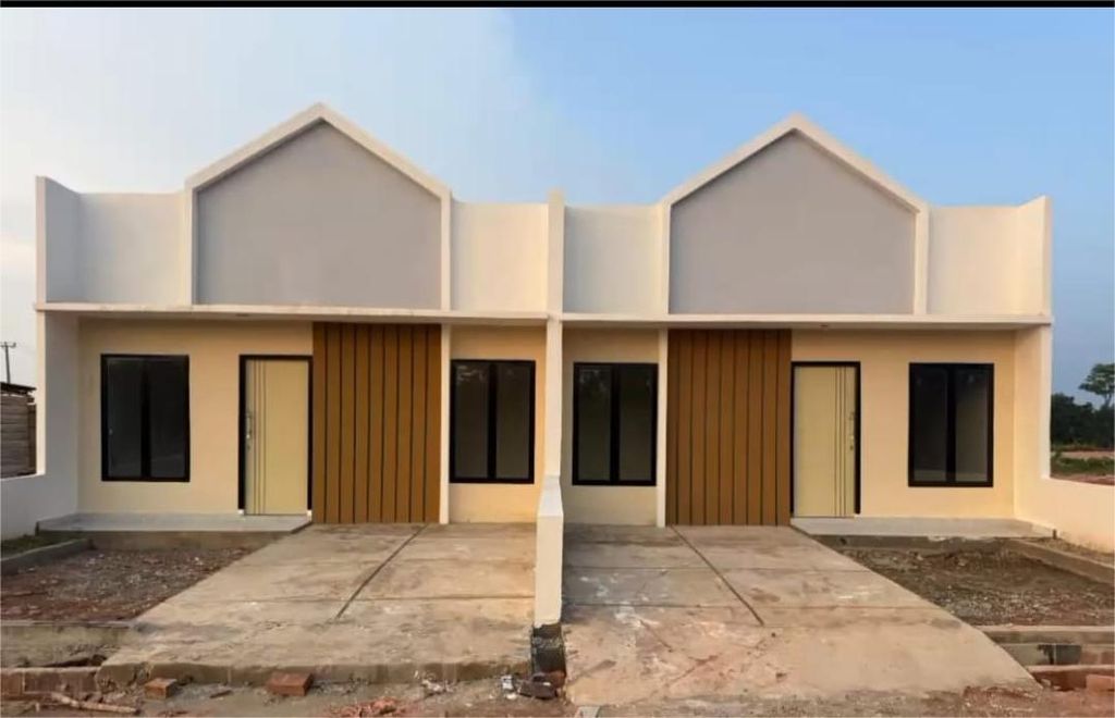 foto tampak rumah tipe 36 perumahan GRAND PRATAMA JAYA 3