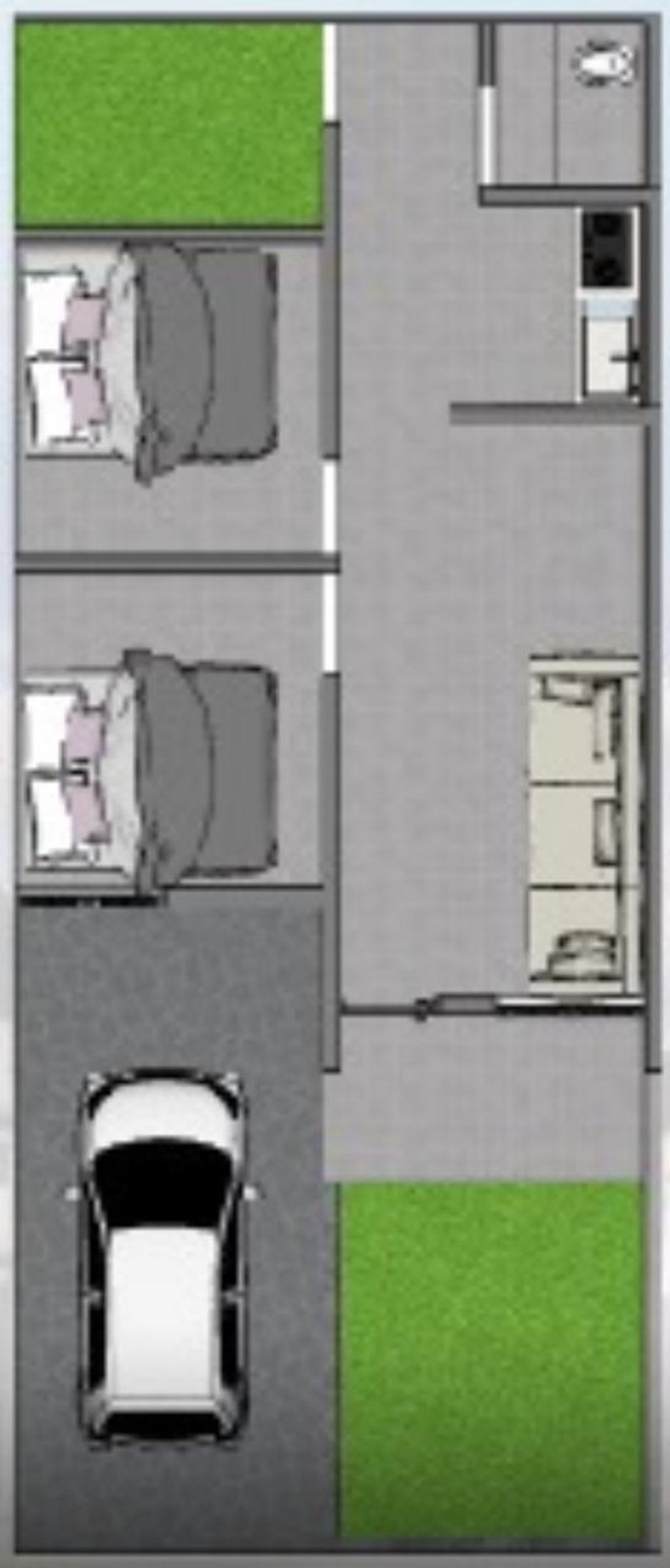 foto denah rumah tipe 45/78 perumahan LUXURY HOUSE