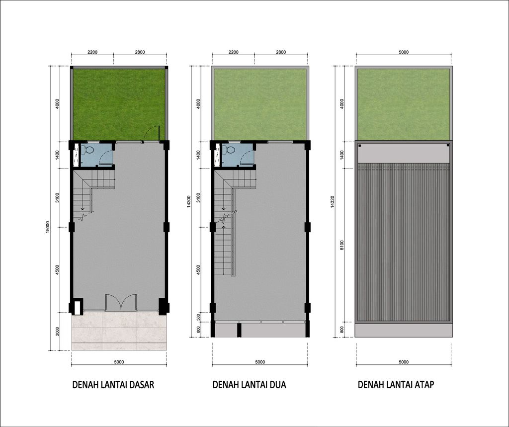 foto denah rumah tipe R30-25 perumahan CITRALAND GAMA CITY (AREA RUKO R30)