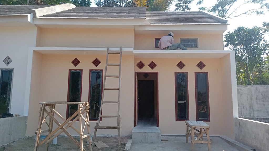 foto tampak rumah tipe 36 perumahan PONDOK SUMBERSUKO INDAH