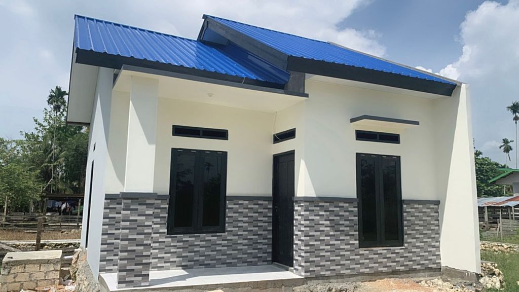 foto tampak rumah tipe WIN 36 perumahan PERUMAHAN WINURI KOYA BARAT