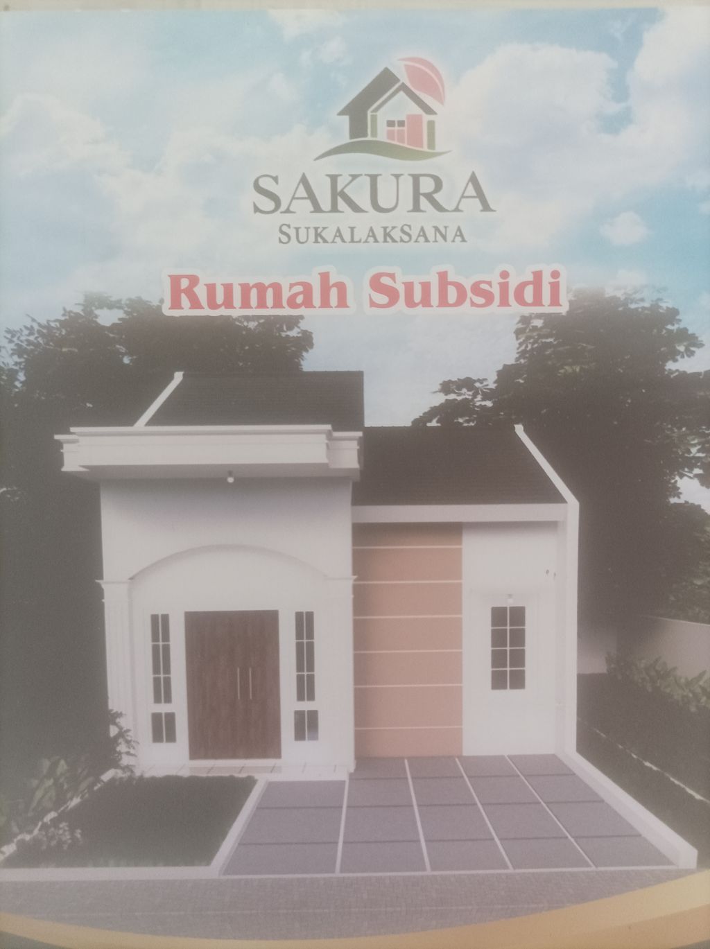 foto contoh rumah perumahan Sakura Sukalaksana