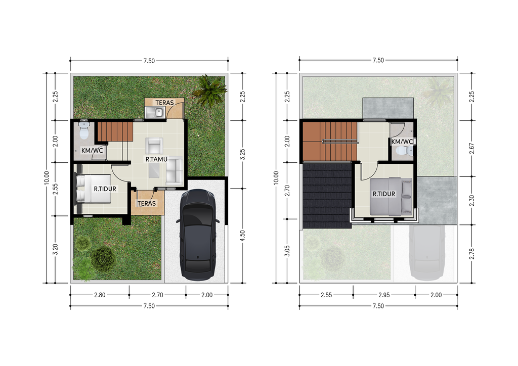 foto denah rumah tipe IRIS (16) perumahan Mandiri Residence