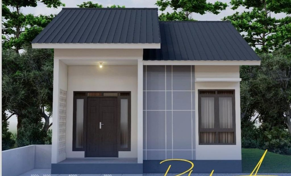foto tampak rumah tipe 36/174 perumahan RAFANDA ASRI