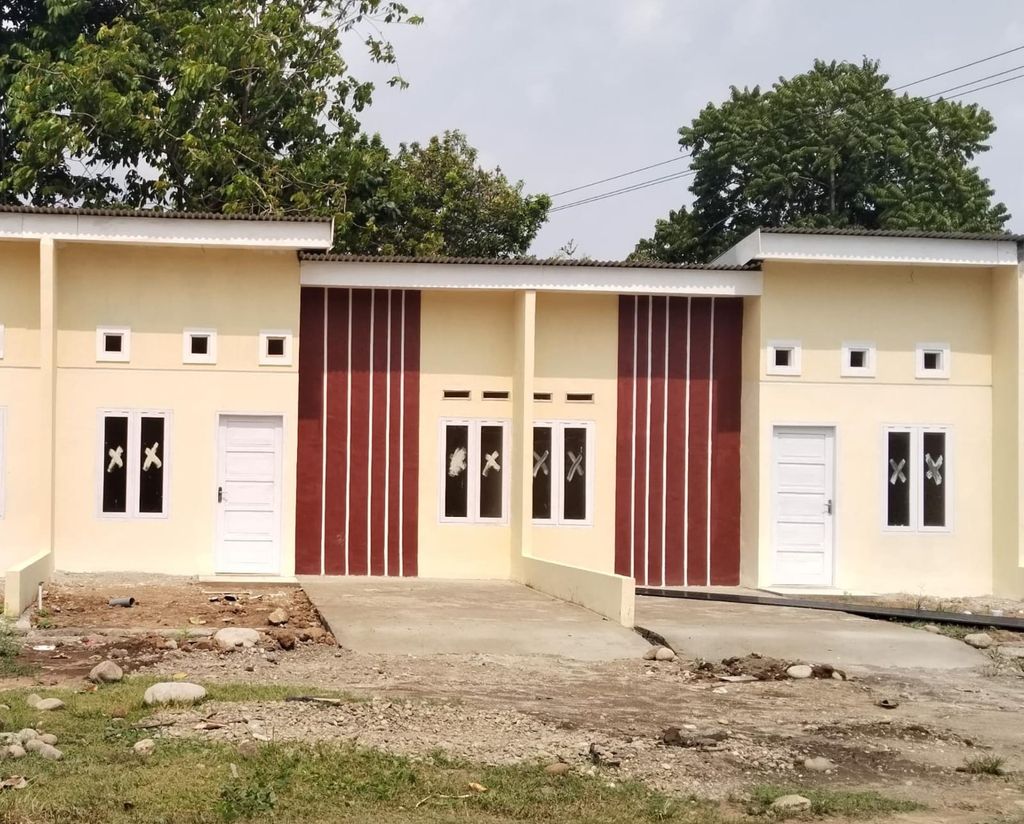 foto tampak rumah tipe 36 perumahan GRAND SHAKARY RESIDENCE