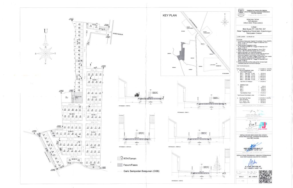 foto denah rumah tipe 30/66 perumahan GRAHAMAS TEGALGUBUG