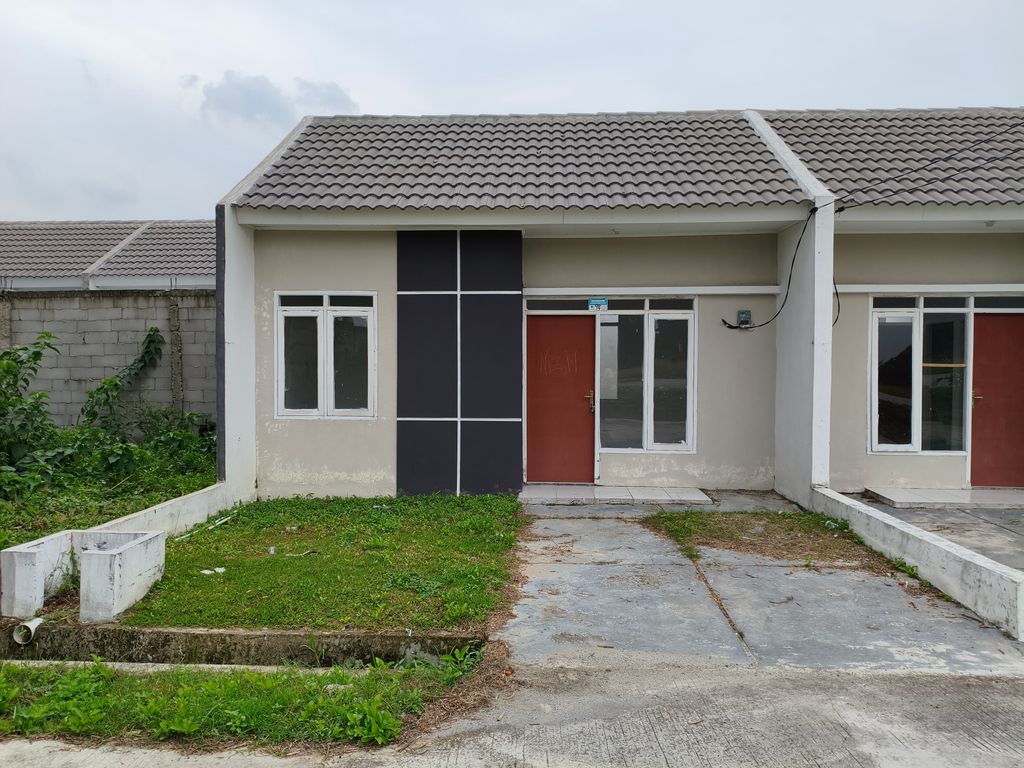 foto tampak rumah tipe PMK 2025 (subsidi) perumahan TELAGA HARMONY RESIDENCE 3