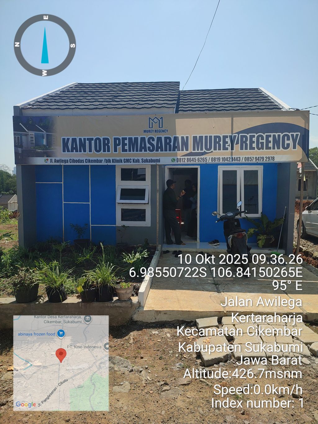 foto contoh rumah perumahan MUREY REGENCY