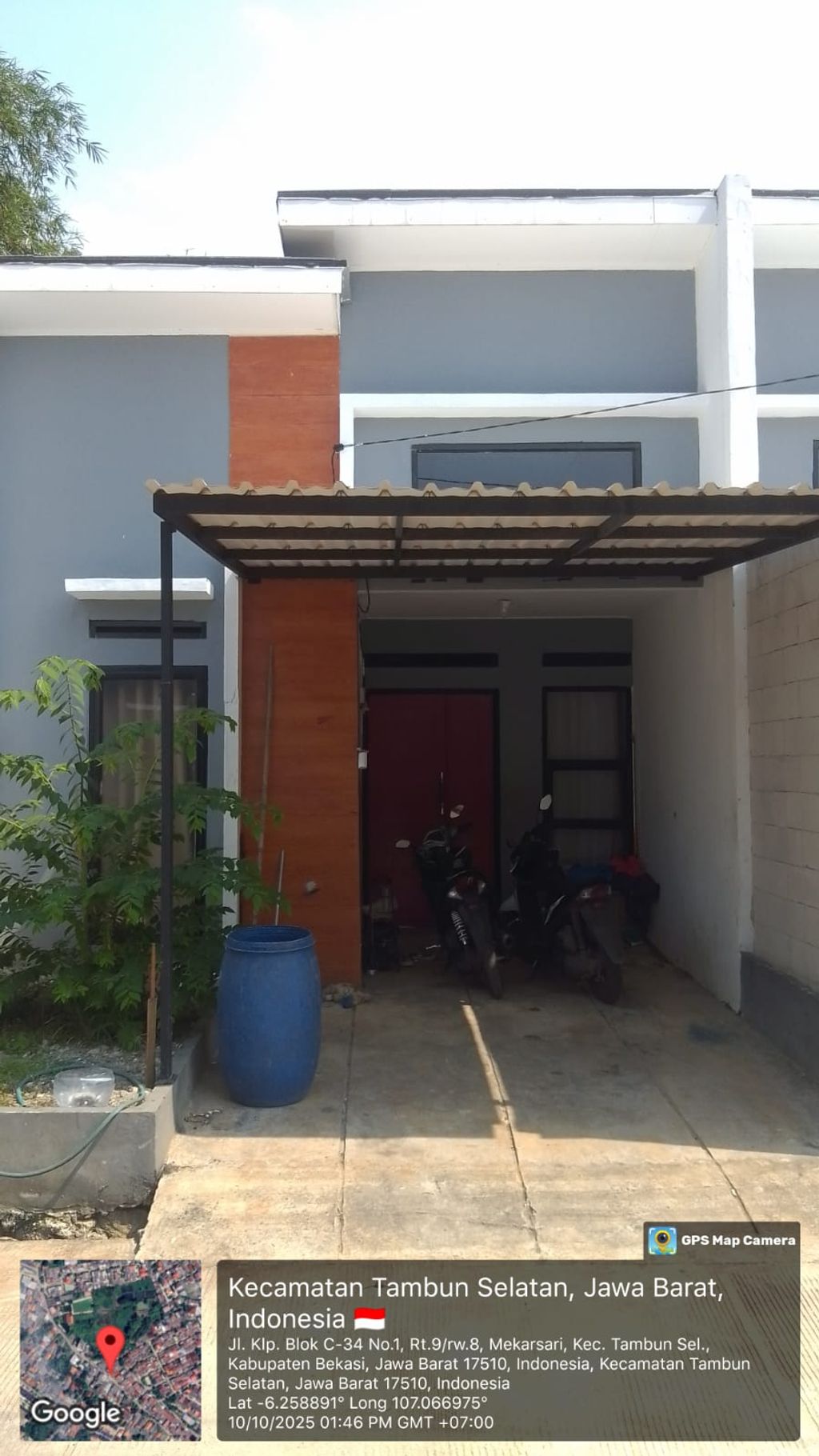 foto tampak rumah tipe 36/61 perumahan RUBY PREMIERE