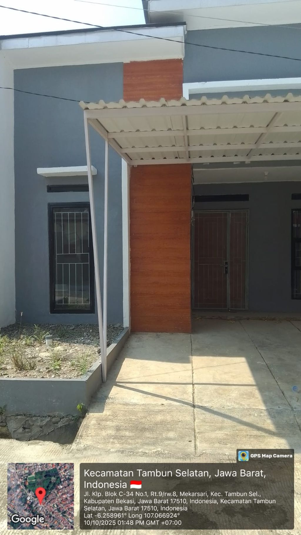 foto tampak rumah tipe 40/104 perumahan RUBY PREMIERE