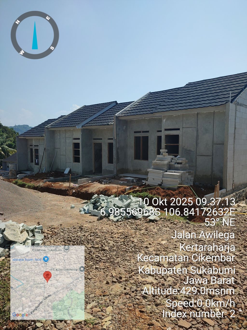 foto posisi tengah perumahan MUREY REGENCY