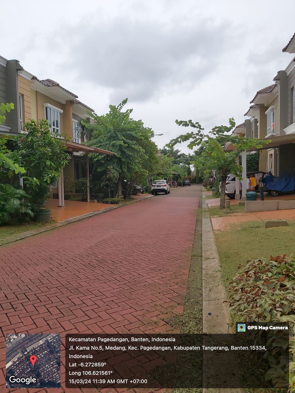 foto posisi tengah perumahan CLUSTER KARELIA VILLAGE