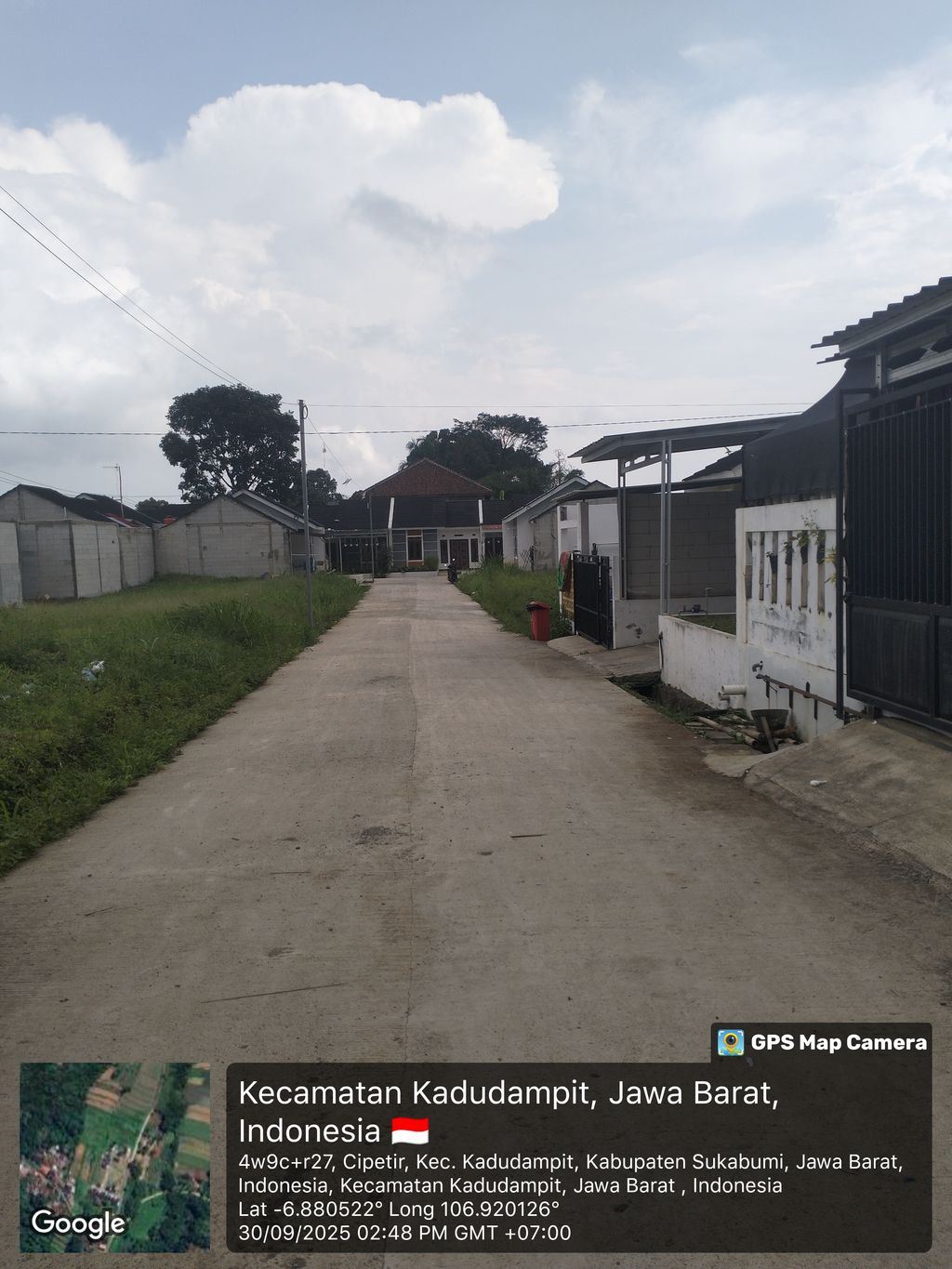 foto posisi tengah perumahan RESIDENCE I
