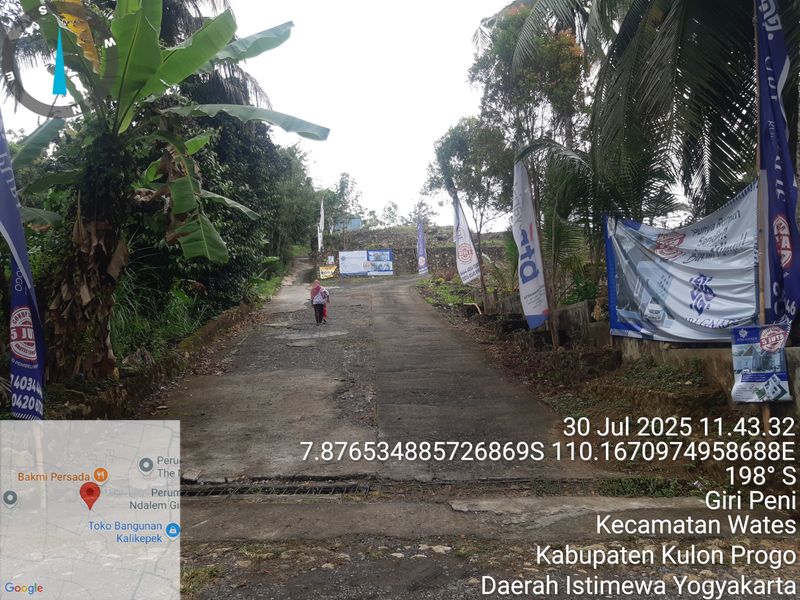 foto gerbang perumahan PURI GNADE KULON PROGO
