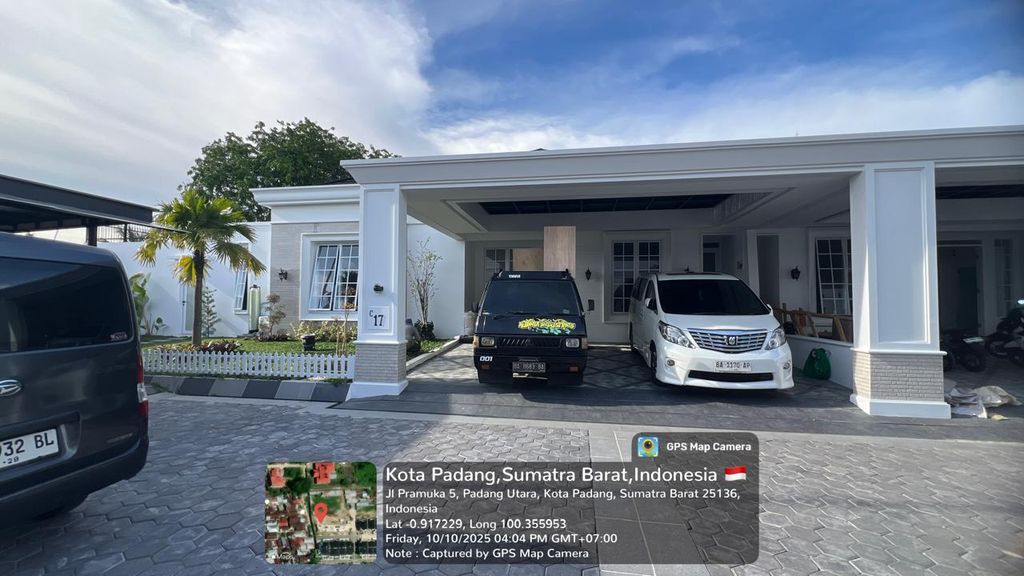 foto tampak rumah tipe 510/158 perumahan Mega Asri