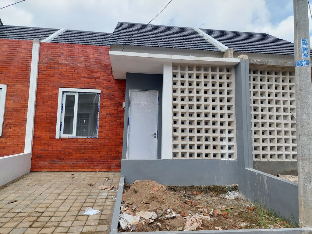 foto tampak rumah tipe 38 perumahan Gadang Sejahtera Premiere