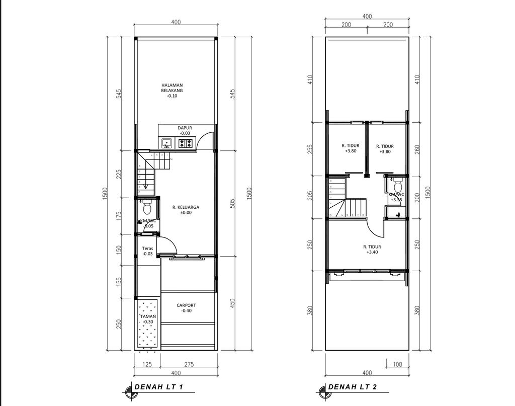 foto denah rumah tipe 50 Compact Classic Modern HC (3KT) (573) perumahan G-Land Cilengkrang Residence Blok G-I
