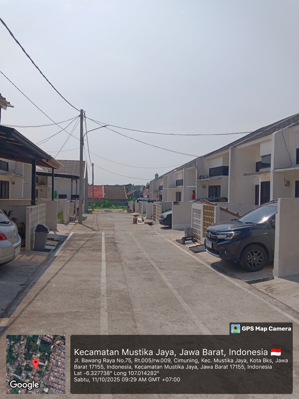 foto posisi tengah perumahan DELISHA