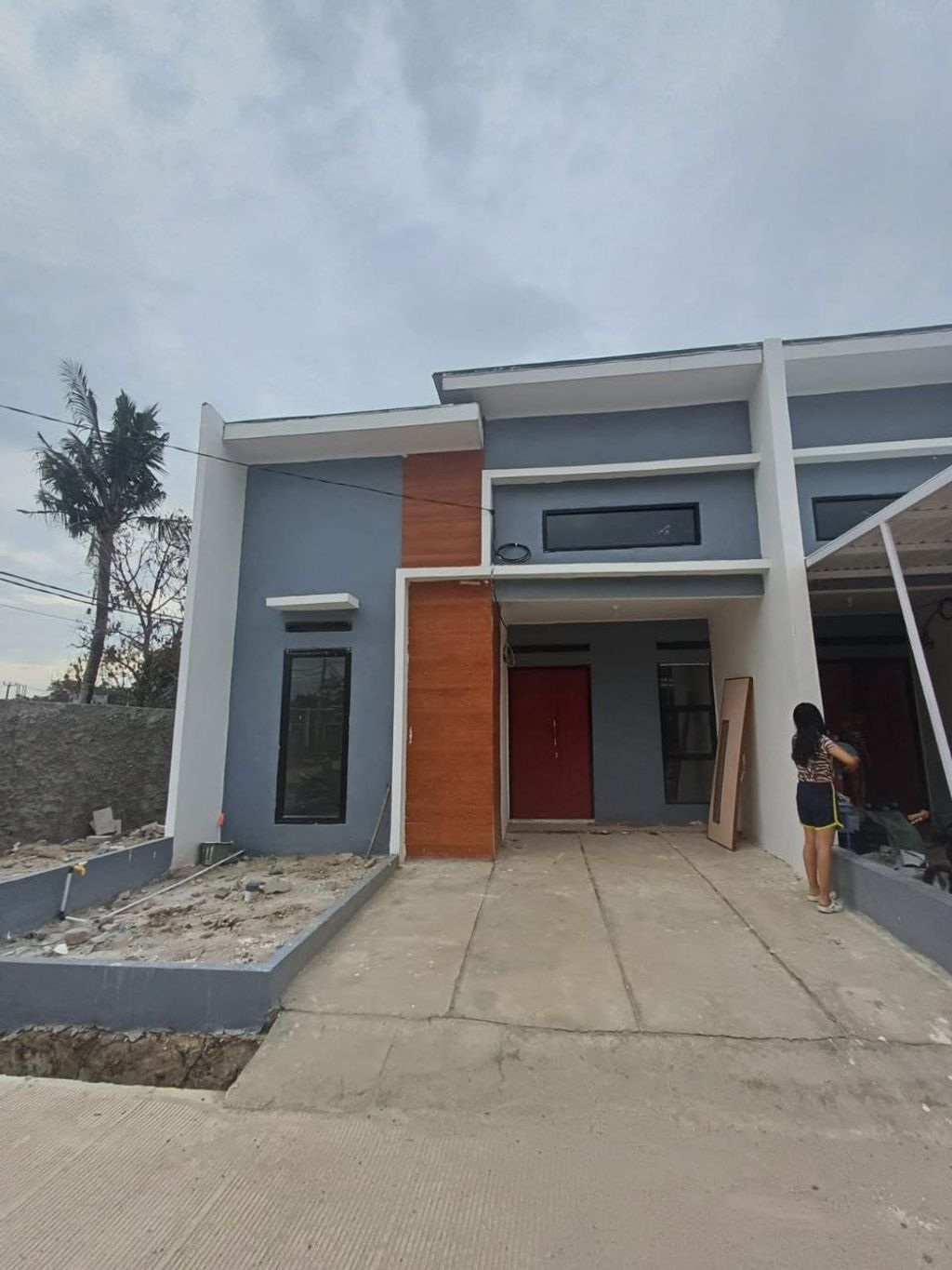 foto tampak rumah tipe 40/108 perumahan RUBY PREMIERE