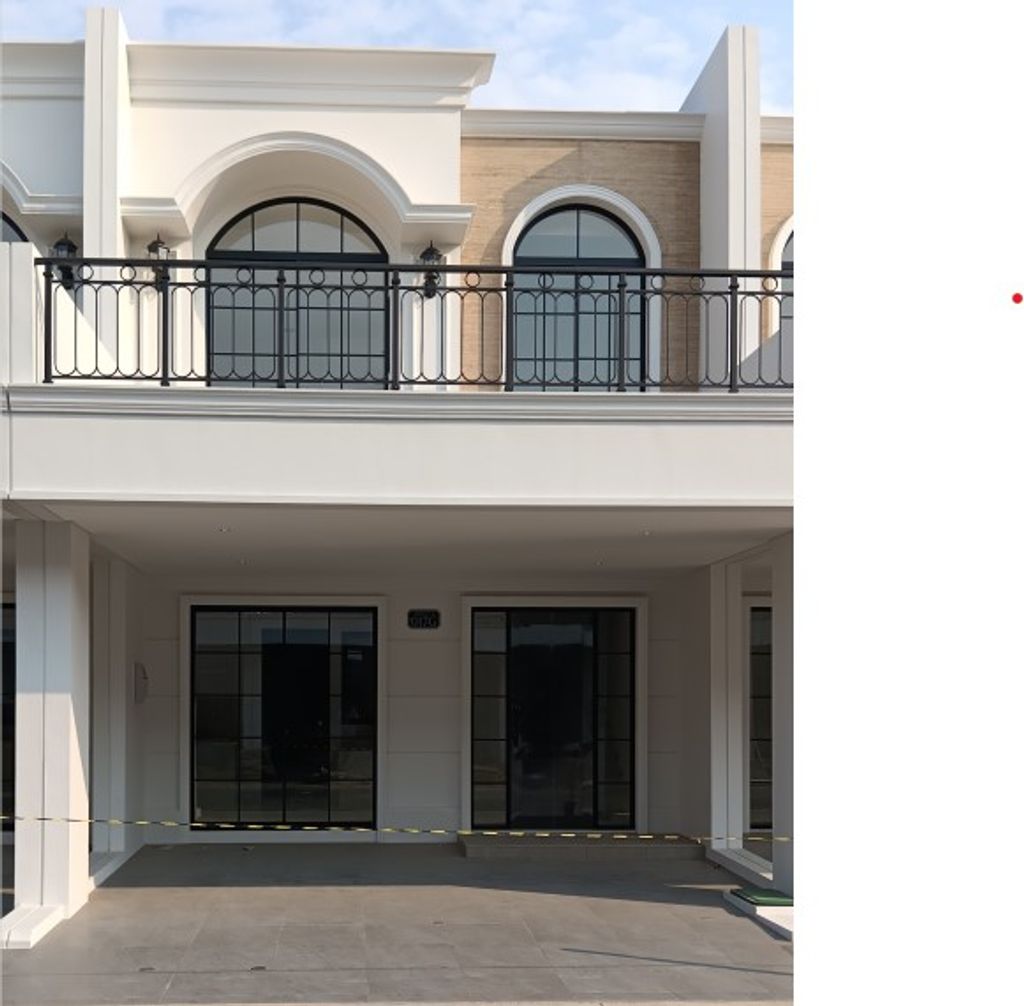 foto tampak rumah tipe CEMPAKA HOEK perumahan Cluster Bukit Nirmala