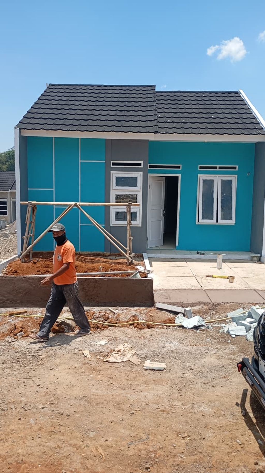 foto tampak rumah tipe 30/60 perumahan MUREY REGENCY