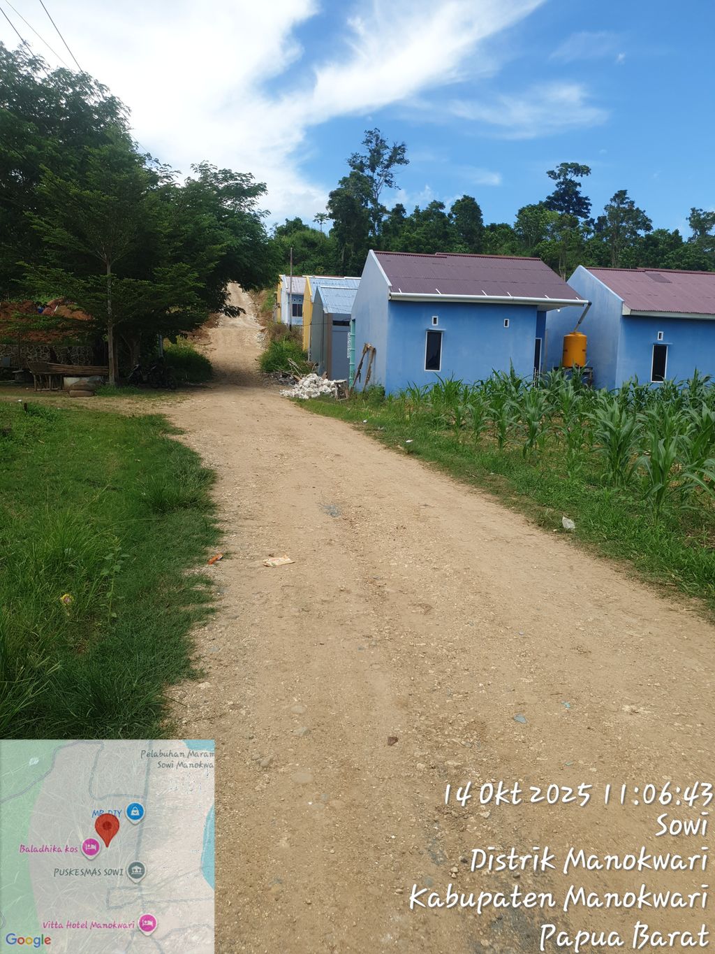foto gerbang perumahan Bumi Permata Sowi II