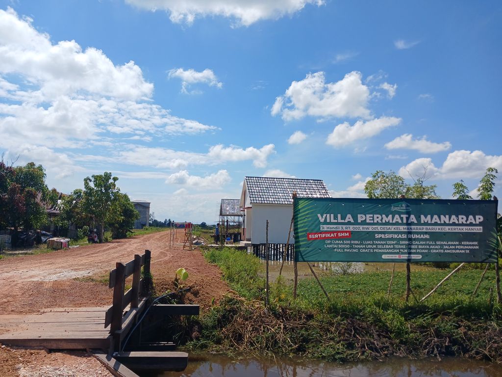 foto gerbang perumahan VILLA PERMATA MANARAP