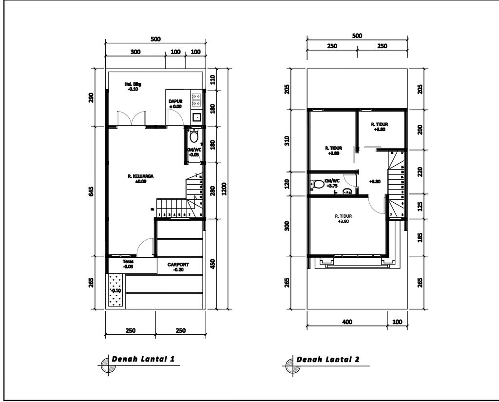 foto denah rumah tipe 58 New Compact HC Classic (3KT)(650) perumahan G-Land Arcadia Buahbatu