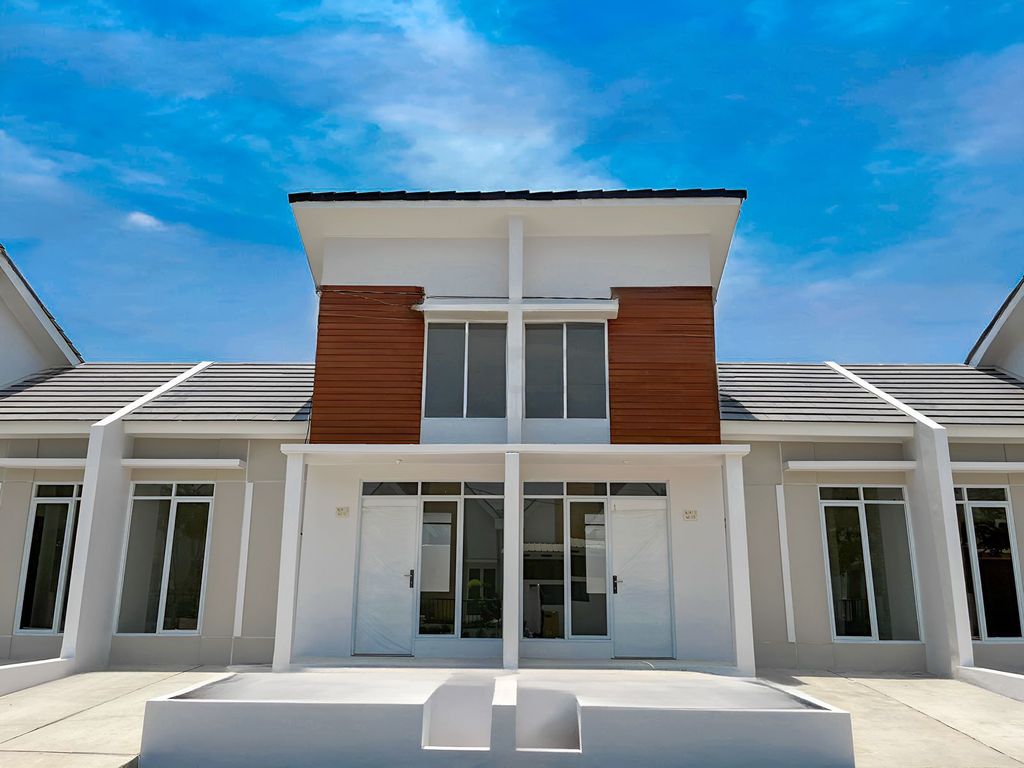 foto tampak rumah tipe 36/72 perumahan Taman Kertamukti Residence