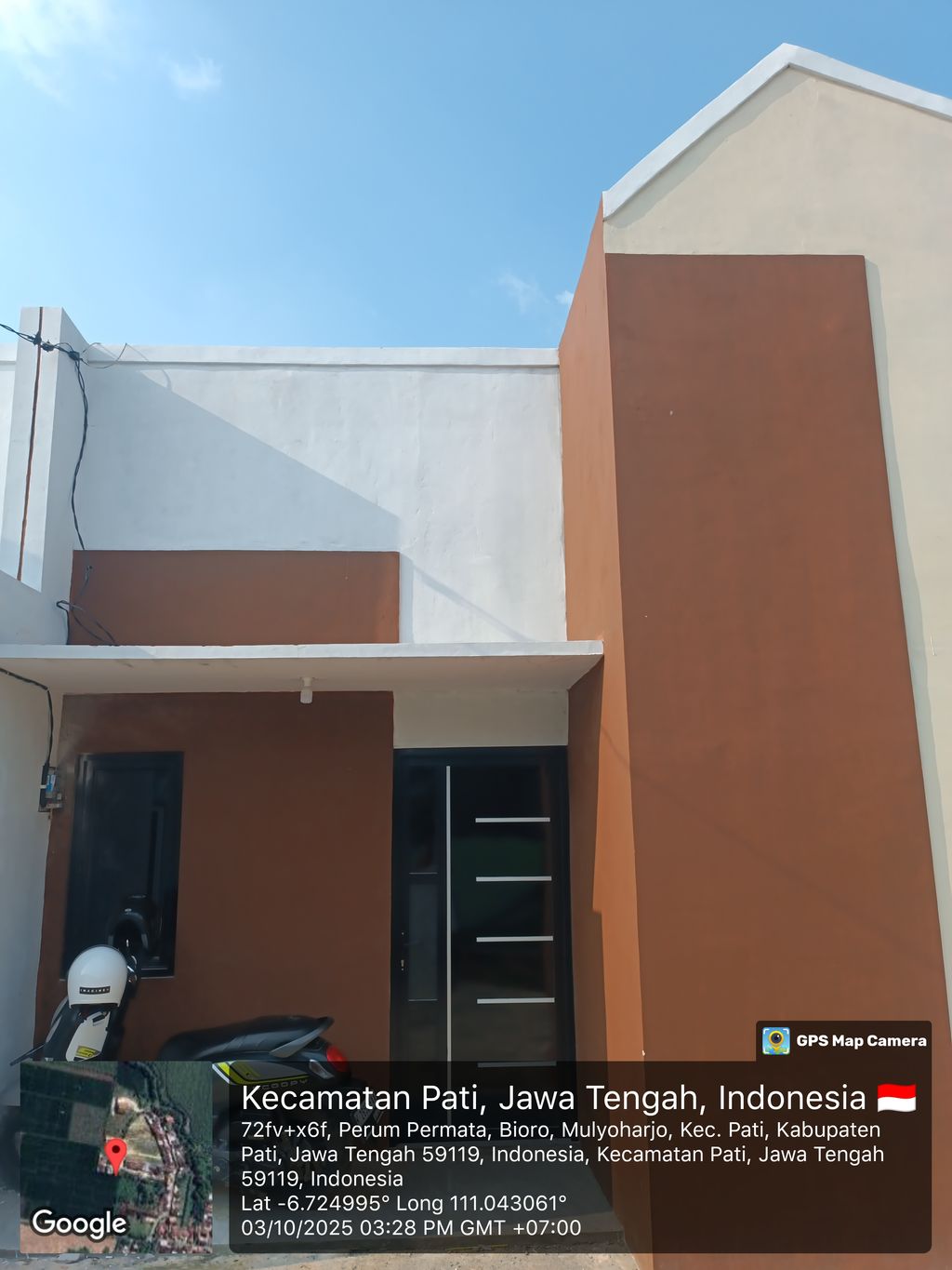 foto tampak rumah tipe 30/60 perumahan perumahan subsidi griya helmina