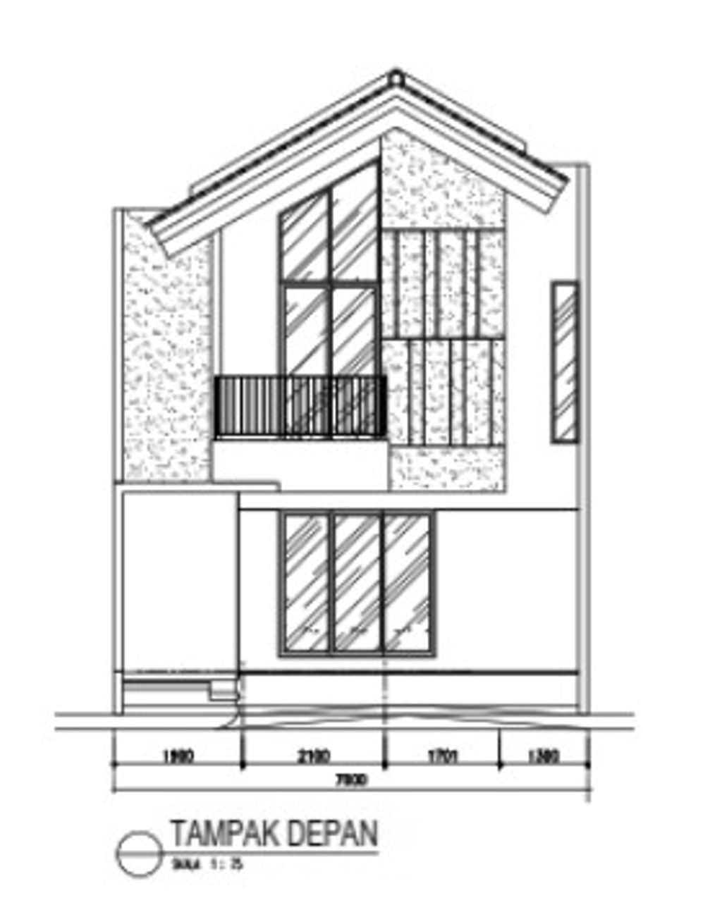 foto tampak rumah tipe BLOSSOM SUITE STANDART perumahan ROYAL BLOSSOM