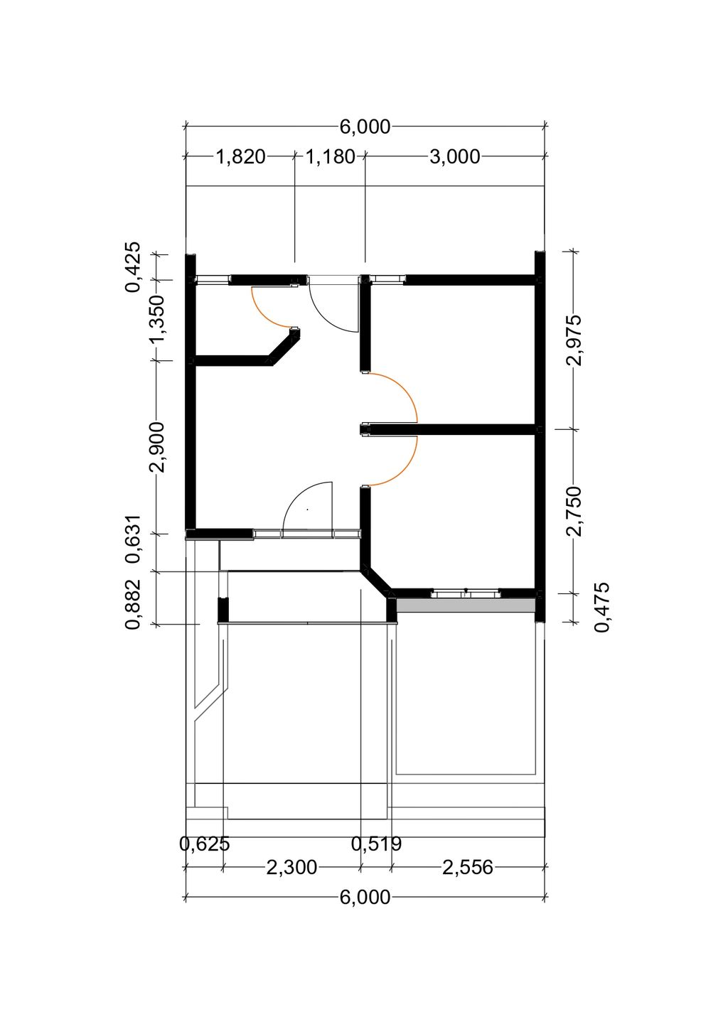 foto denah rumah tipe Subsidi perumahan Bumi Babakan indah
