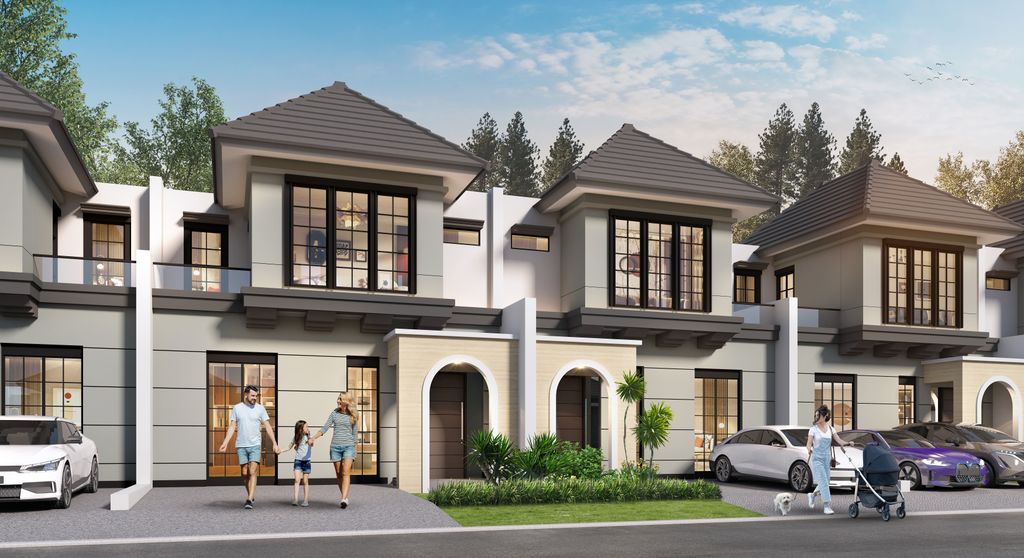 foto tampak rumah tipe PERMAI 6A perumahan CITRAINDAH CITY BUKIT PERMAI
