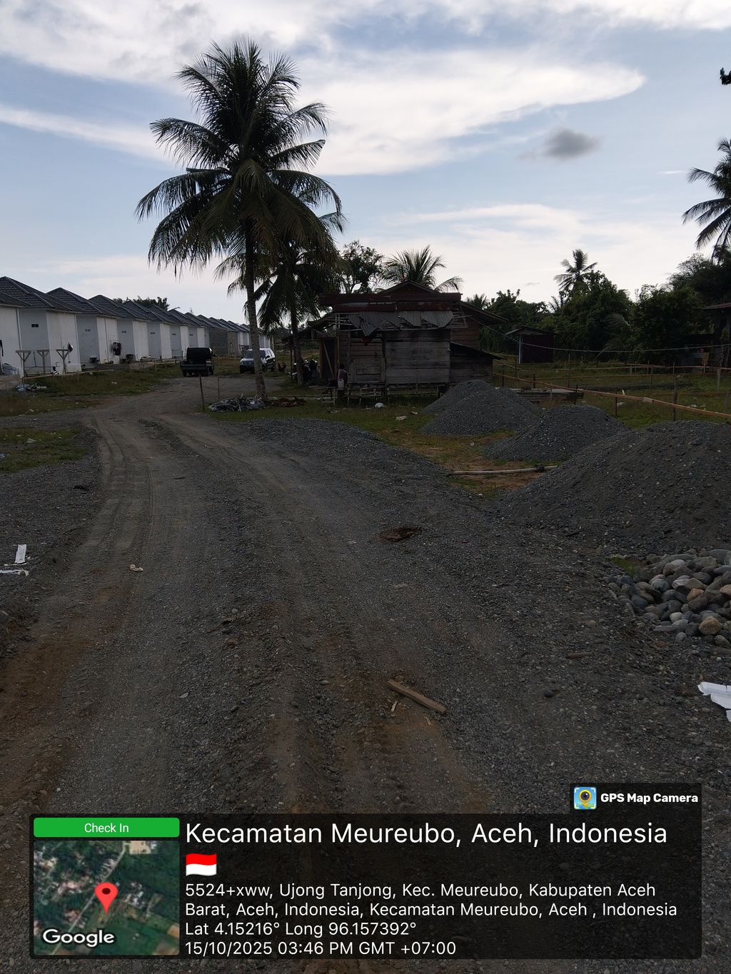 foto posisi tengah perumahan AL KARIM RESIDENT TAHAP II