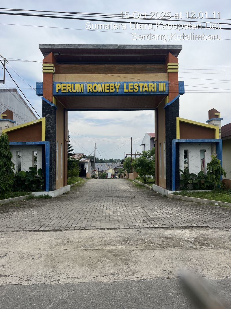 foto gerbang perumahan Perumahan Romeby Lestari III
