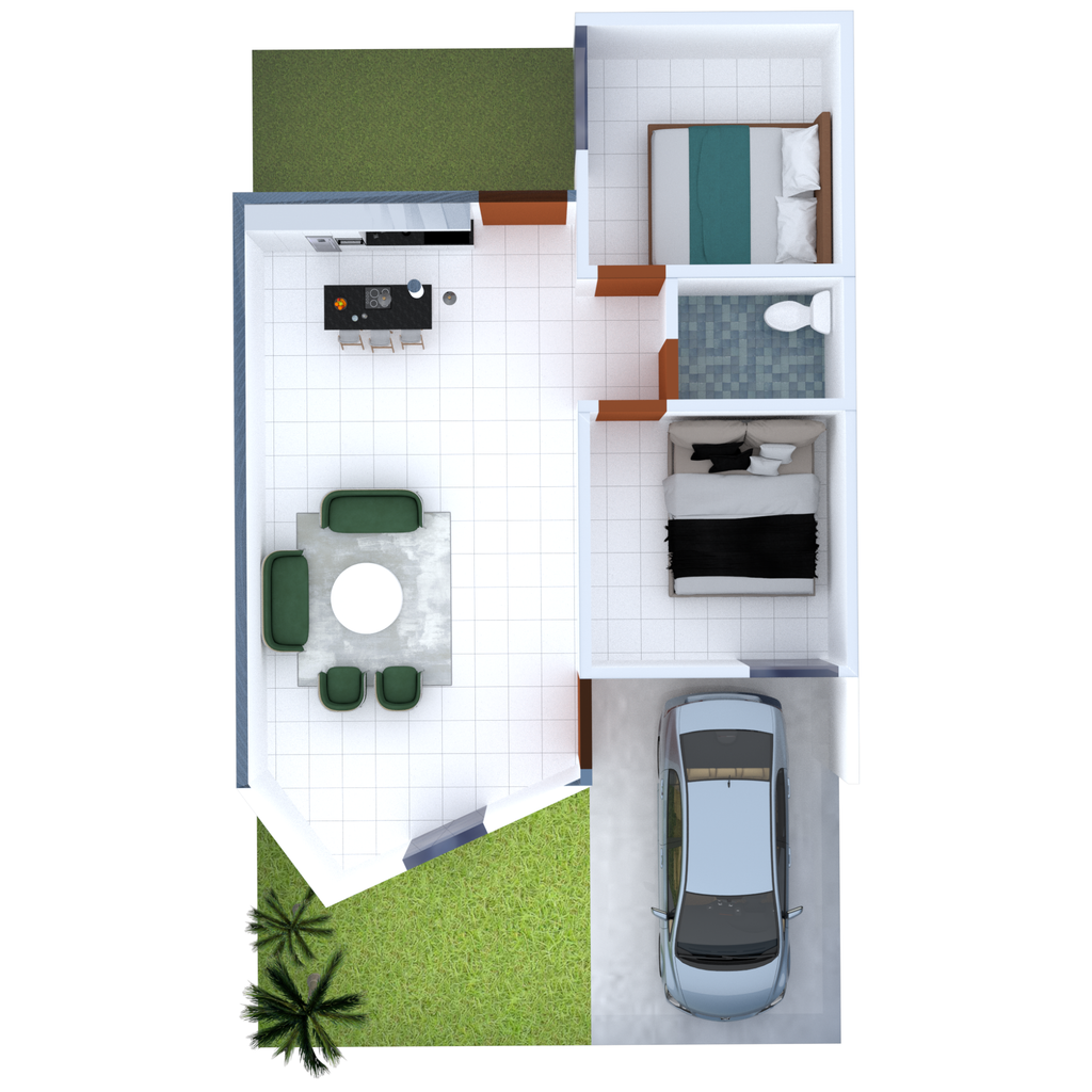 foto denah rumah tipe 48/84 perumahan JEDONG REGENCY