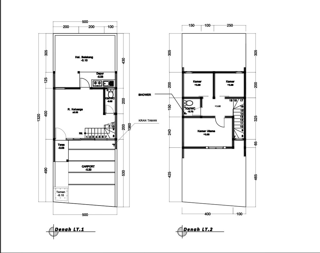 foto denah rumah tipe 50 Compact 3 Kamar HC (472) perumahan Seroja Home Residence 4