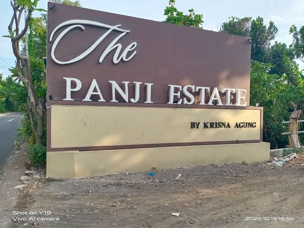 foto gerbang perumahan THE PANJI ESTATE