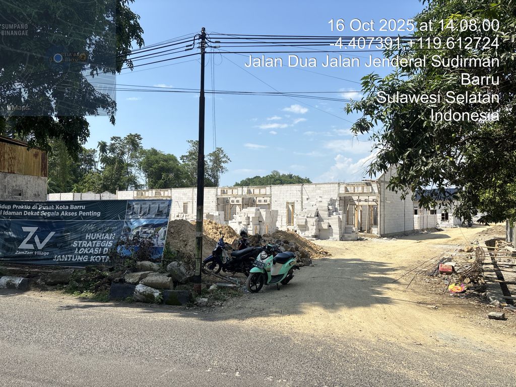foto gerbang perumahan Zamzam Village Barru