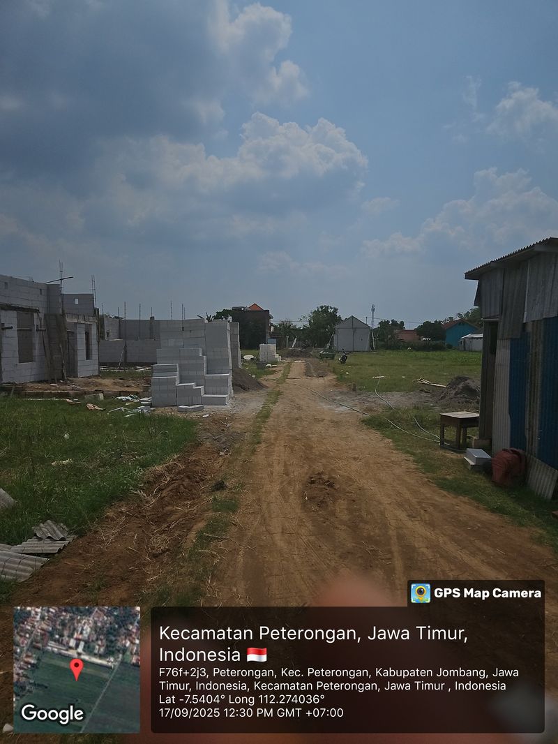 foto posisi tengah perumahan Annur Regency 2