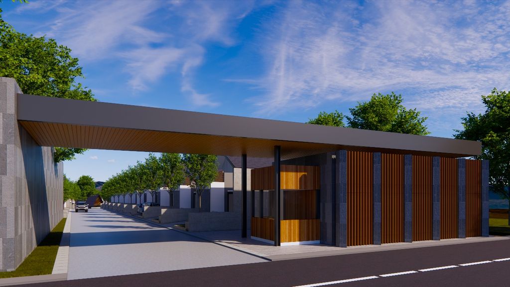 foto gerbang perumahan Perumahan Saka Regency