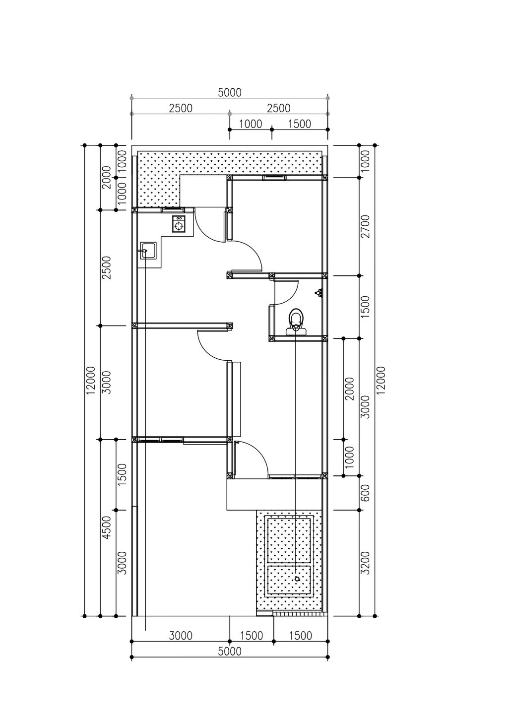 foto denah rumah tipe 36/60 perumahan Nova Viera