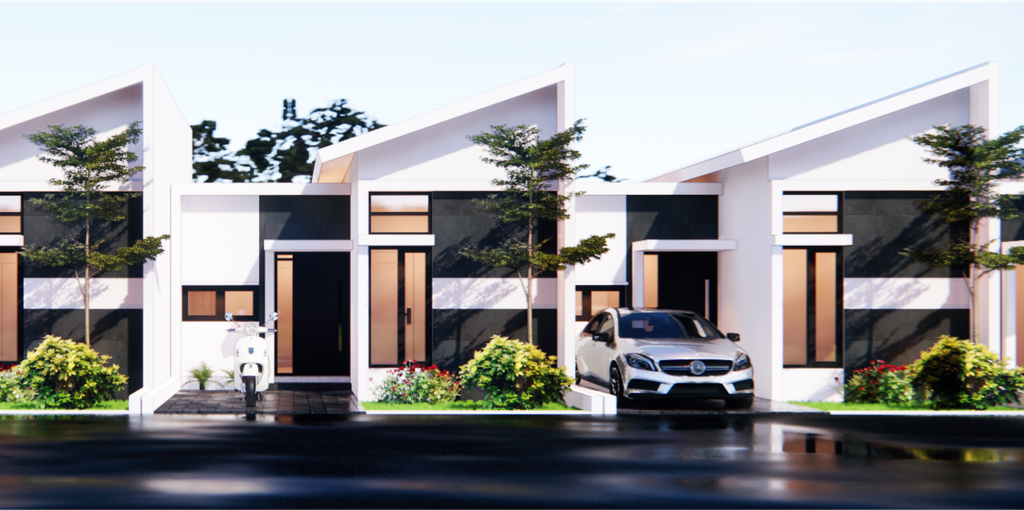 foto tampak rumah tipe 33/60 perumahan Griya Tursina Asri 2