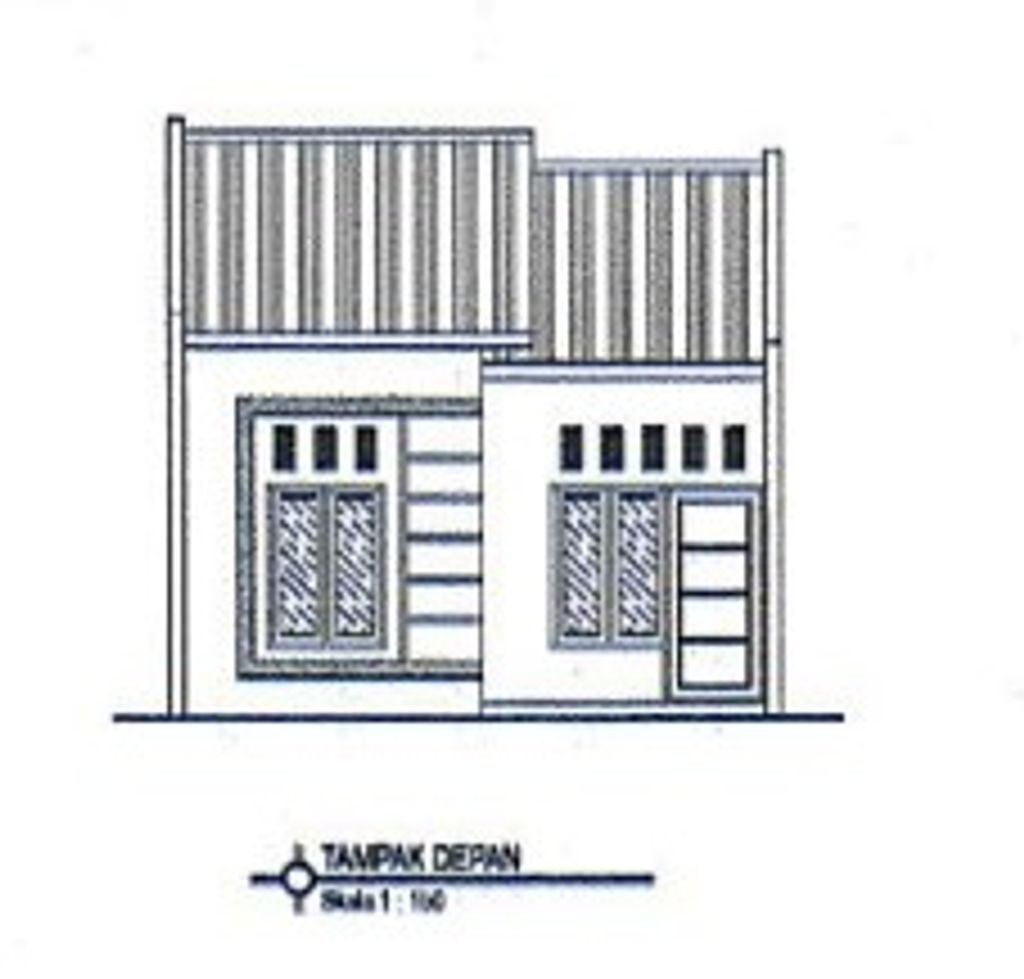 foto tampak rumah tipe 30 perumahan STAR RESIDENCE 5