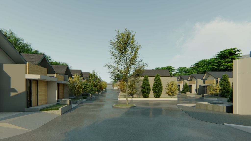 foto posisi tengah perumahan Perumahan Saka Regency