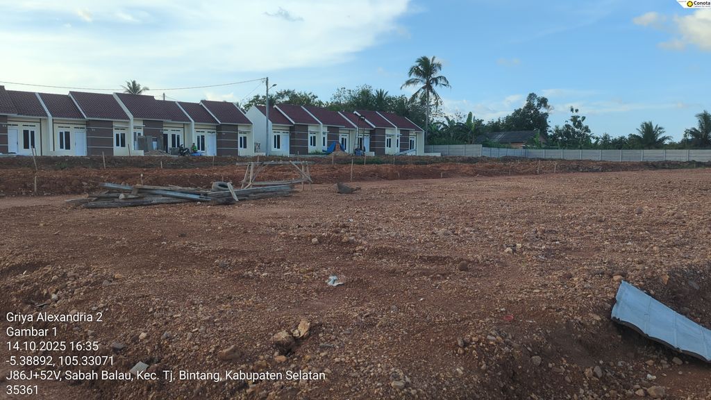foto denah rumah tipe 36 perumahan GRIYA ALEXANDRIA 2