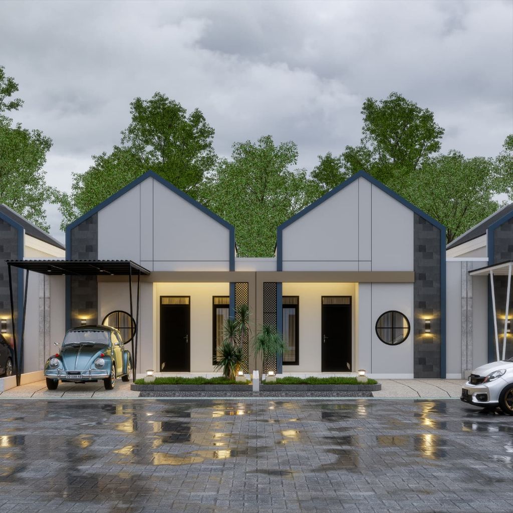 foto tampak rumah tipe 36/78 perumahan GRAHA INDAH RESIDENCE 2