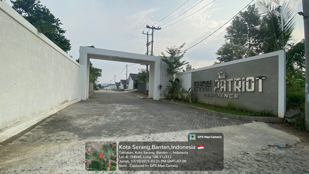 foto gerbang perumahan GYAN PATRIOT RESIDENCE