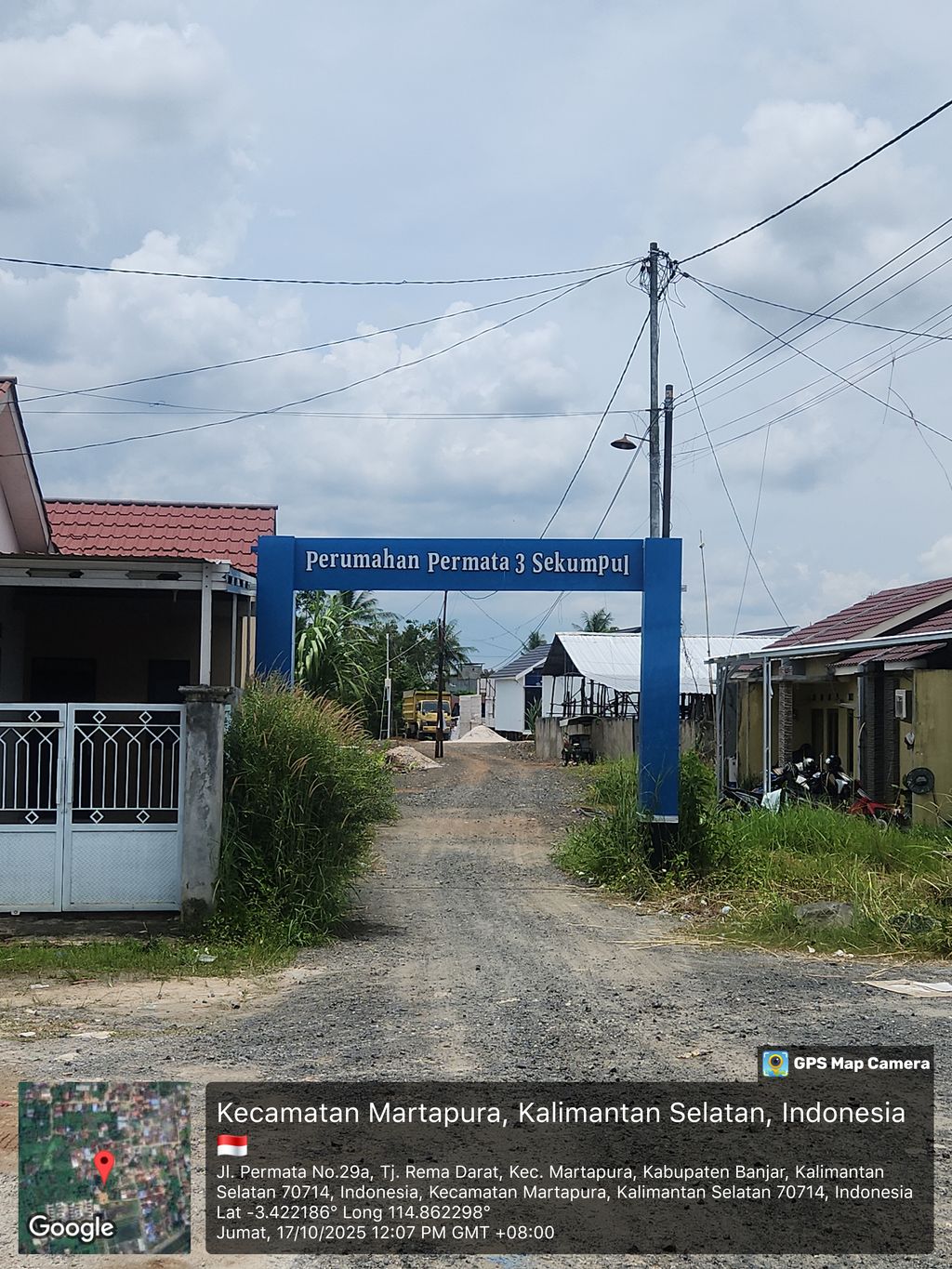 foto gerbang perumahan Perumahan Permata Residence 3 Sekumpul